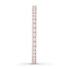 Thumbnail Image 2 of Diamond Eternity Ring 1/2 ct tw Round-cut 14K Rose Gold