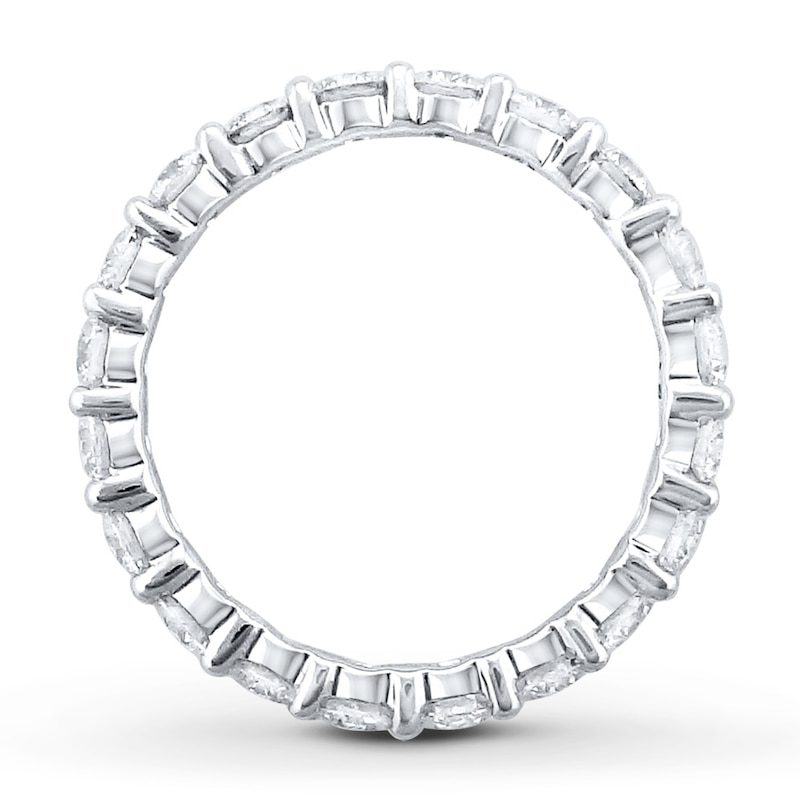 Diamond Eternity Ring 2 ct tw Round-cut 14K White Gold