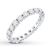Thumbnail Image 3 of Diamond Eternity Ring 2 ct tw Round-cut 14K White Gold