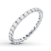 Thumbnail Image 3 of Diamond Eternity Ring 1 ct tw Round-cut 14K White Gold