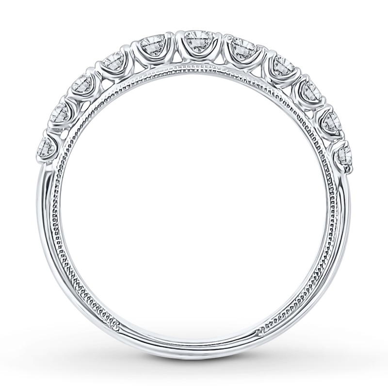 Diamond Anniversary Band 1/2 ct tw Round-cut 14K White Gold