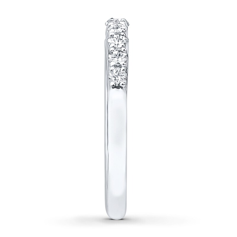 Main Image 3 of Diamond Anniversary Band 1/2 ct tw Round-cut 14K White Gold