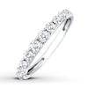 Thumbnail Image 4 of Diamond Anniversary Band 1/2 ct tw Round-cut 14K White Gold