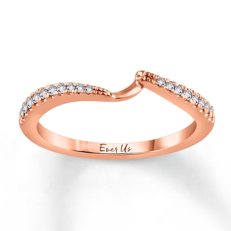 Main Image 1 of Ever Us Diamond Band 1/8 carat tw 14K Rose Gold