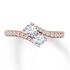Thumbnail Image 0 of Ever Us Two-Stone Ring 1 ct tw Diamonds 14K Rose Gold
