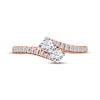 Thumbnail Image 3 of Ever Us Two-Stone Ring 1/2 ct tw Diamonds 14K Rose Gold
