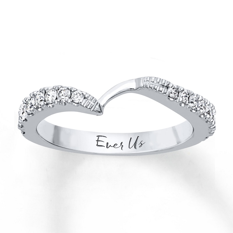 Main Image 1 of Ever Us Band 1/2 ct tw Diamonds 14K White Gold