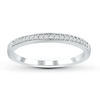 Thumbnail Image 0 of Diamond Anniversary Band 1/10 ct tw Round-cut 10K White Gold