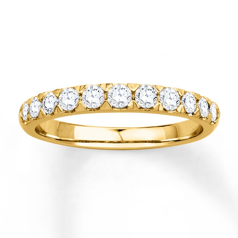 Main Image 1 of Adore Diamond Anniversary Band 1/2 ct tw Round-cut 14K Yellow Gold