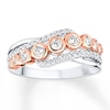 Thumbnail Image 1 of Adore Diamond Anniversary Band 1/2 ct tw Bezel-set 14K Two-Tone Gold
