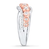 Thumbnail Image 3 of Adore Diamond Anniversary Band 1/2 ct tw Bezel-set 14K Two-Tone Gold