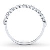 Diamond Anniversary Band 1/2 ct tw Marquise/Baguette 10K Gold