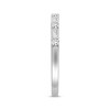 Thumbnail Image 1 of Diamond Anniversary Band 1/5 cttw Round/Baguette 14K White Gold