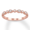 Thumbnail Image 0 of Diamond Anniversary Band 1/15 ct tw Round-cut 14K Rose Gold