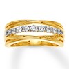 Diamond Anniversary Band 1/2 ct tw Round-cut 10K Yellow Gold