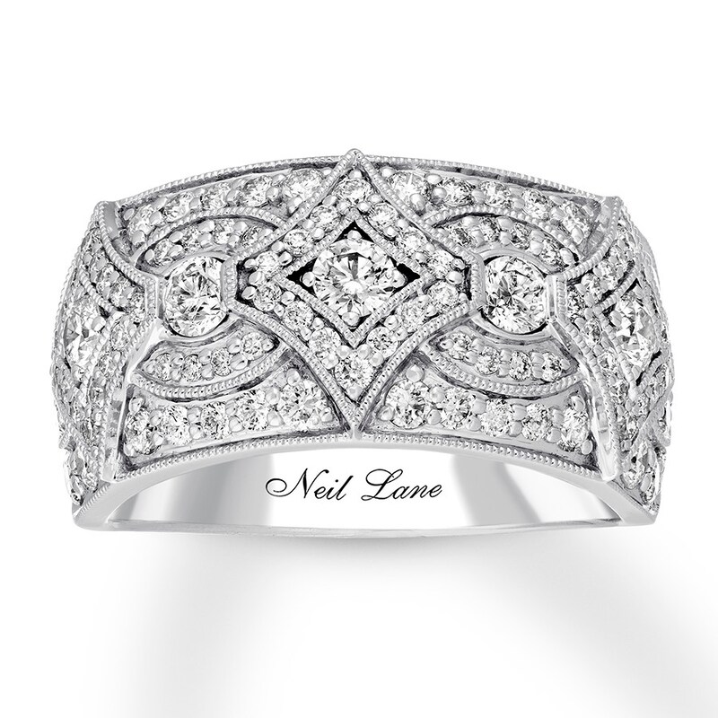 Neil Lane Bridal Diamond Anniversary Band 1-1/2 cts tw 14K White Gold