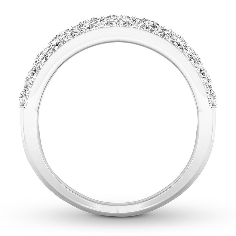 Main Image 2 of Adore Diamond Anniversary Band 1-1/3 ct tw 14K White Gold