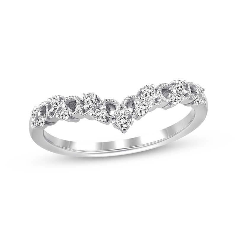 Main Image 1 of Diamond Anniversary Band 1/6 ct tw Round-cut 14K White Gold