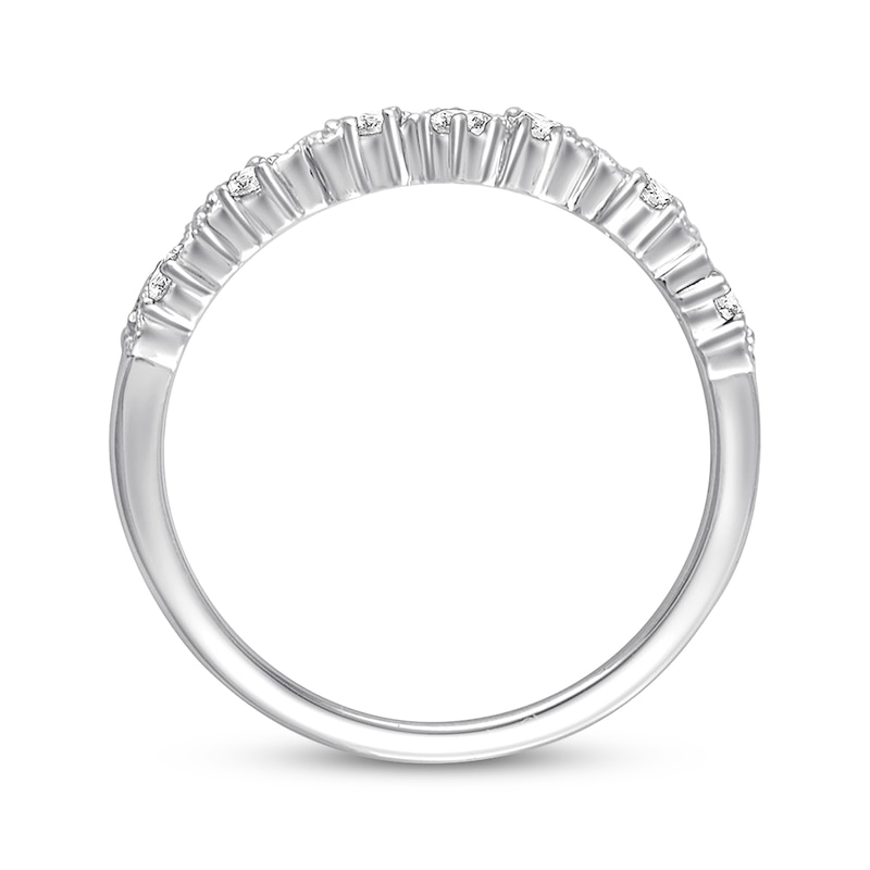 Main Image 3 of Diamond Anniversary Band 1/6 ct tw Round-cut 14K White Gold