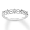 Thumbnail Image 1 of Diamond Anniversary Band 1/20 ct tw Round-cut 10K White Gold