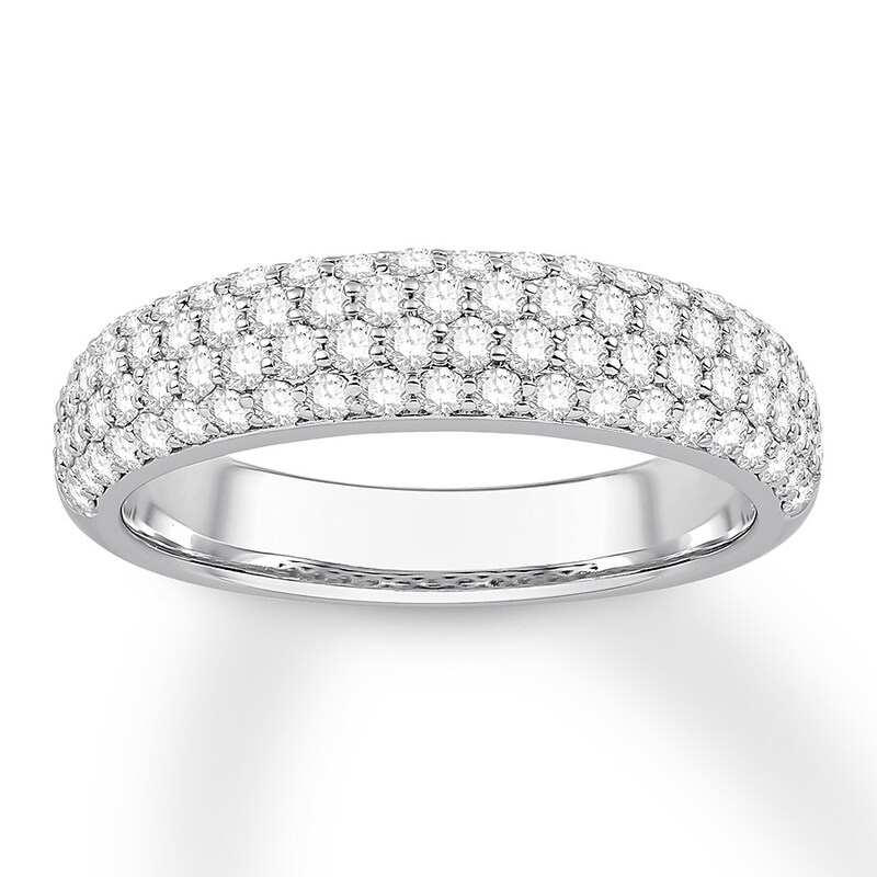 Diamond Anniversary Band 1 ct tw Round-cut 14K White Gold