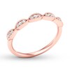 Thumbnail Image 3 of Adore Diamond Anniversary Band 1/8 ct tw Round-cut 10K Rose Gold