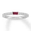 Thumbnail Image 1 of Neil Lane Ruby Anniversary Band 1/3 ct tw Diamonds 14K White Gold