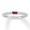 Thumbnail Image 0 of Neil Lane Ruby Anniversary Band 1/3 ct tw Diamonds 14K White Gold