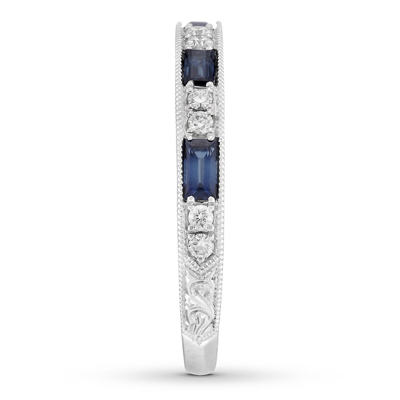 Main Image 3 of Neil Lane Sapphire Anniversary Band 1/6 ct tw Diamonds 14K Gold