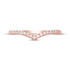 Thumbnail Image 4 of Diamond Anniversary Band 1/10 ct tw Round-cut 10K Rose Gold