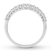 Thumbnail Image 2 of Diamond Anniversary Band 1/2 ct tw Round-cut 14K White Gold