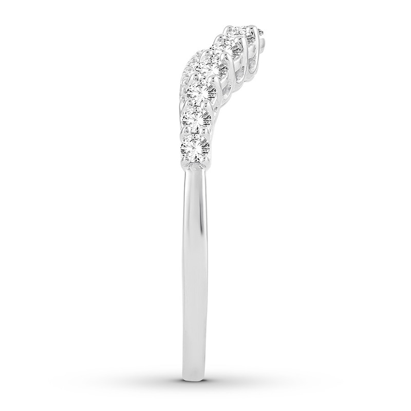 Main Image 3 of Diamond Anniversary Band 1/2 ct tw Round-cut 14K White Gold