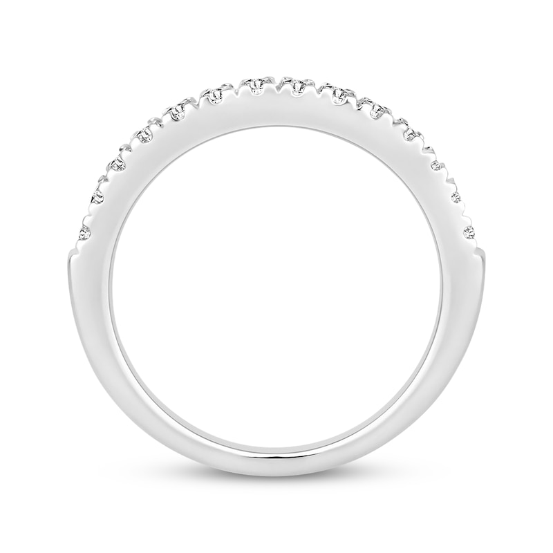 Main Image 3 of Adore Diamond Anniversary Band 1/2 ct tw Round-Cut 14K White Gold
