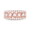 Thumbnail Image 4 of Diamond Anniversary Band 1 ct tw Round-cut 10K Rose Gold