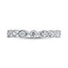 Thumbnail Image 2 of Diamond Anniversary Ring 3/8 ct tw Round-Cut 14K White Gold