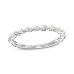 Neil Lane Premiere Marquise & Round-Cut Diamond Anniversary Ring 1/2 ct tw 14K White Gold