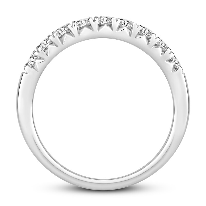 Diamond Anniversary Ring 1/2 ct tw 10K White Gold