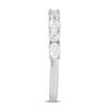 Round & Oval-cut Diamond Anniversary Band 3/4 ct tw 14K White Gold