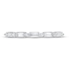 Thumbnail Image 3 of Neil Lane Premiere Diamond Anniversary Ring 1/2 ct tw Baguette/Round 14K White Gold