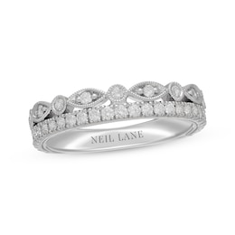 Neil Lane Diamond Anniversary Ring 1/2 ct tw 14K White Gold