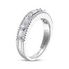 Thumbnail Image 1 of Adrianna Papell Diamond Anniversary Ring 1/2 ct tw Baguette & Round 14K White Gold