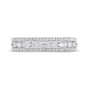 Thumbnail Image 2 of Adrianna Papell Diamond Anniversary Ring 1/2 ct tw Baguette & Round 14K White Gold