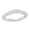 Thumbnail Image 1 of Adore Diamond Contour Ring 1/5 ct tw Round-cut 14K White Gold