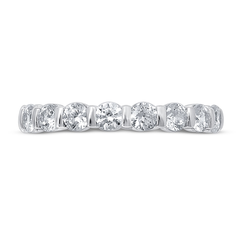 Diamond Anniversary Eternity Band 2 ct tw Round-cut 14K White Gold