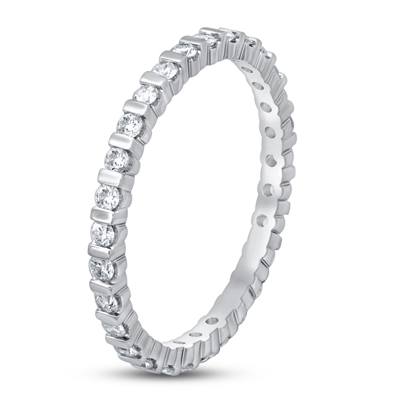 Diamond Anniversary Eternity Band 1/2 ct tw Round-cut 14K White Gold