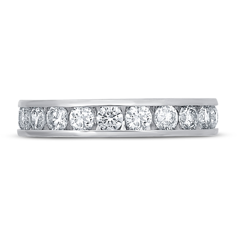 Diamond Anniversary Eternity Band 2 ct tw Round-cut 14K White Gold