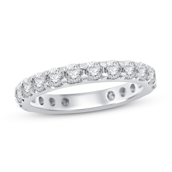 Adore Diamond Anniversary Eternity Band 2 ct tw Round-cut 14K White Gold