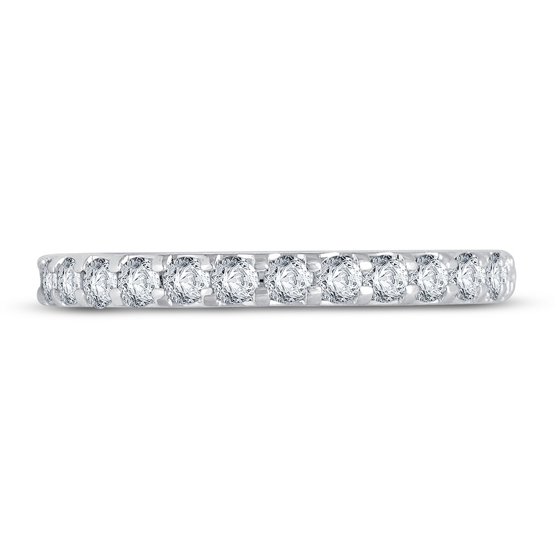 Main Image 3 of Adore Diamond Anniversary Eternity Band 1 ct tw Round-cut 14K White Gold