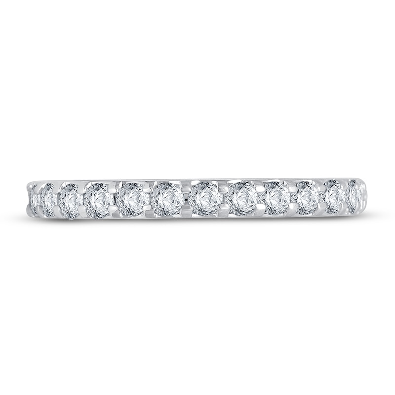 Diamond Anniversary Eternity Band 1 ct tw Round-cut 14K White Gold