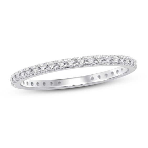 Adore Diamond Anniversary Eternity Band 1/2 ct tw Round-cut 14K White Gold